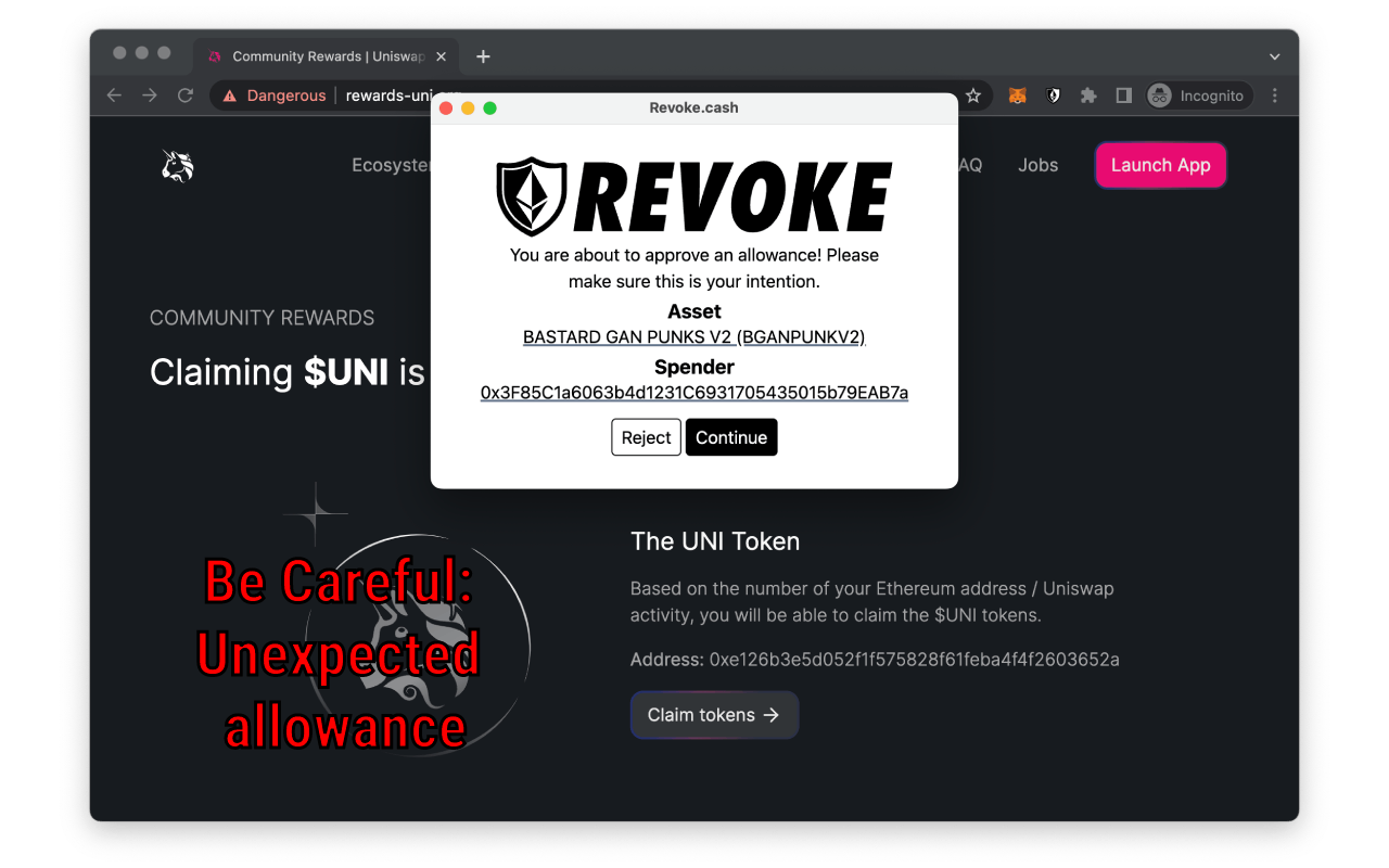 Revoke.cash Browser Extension
